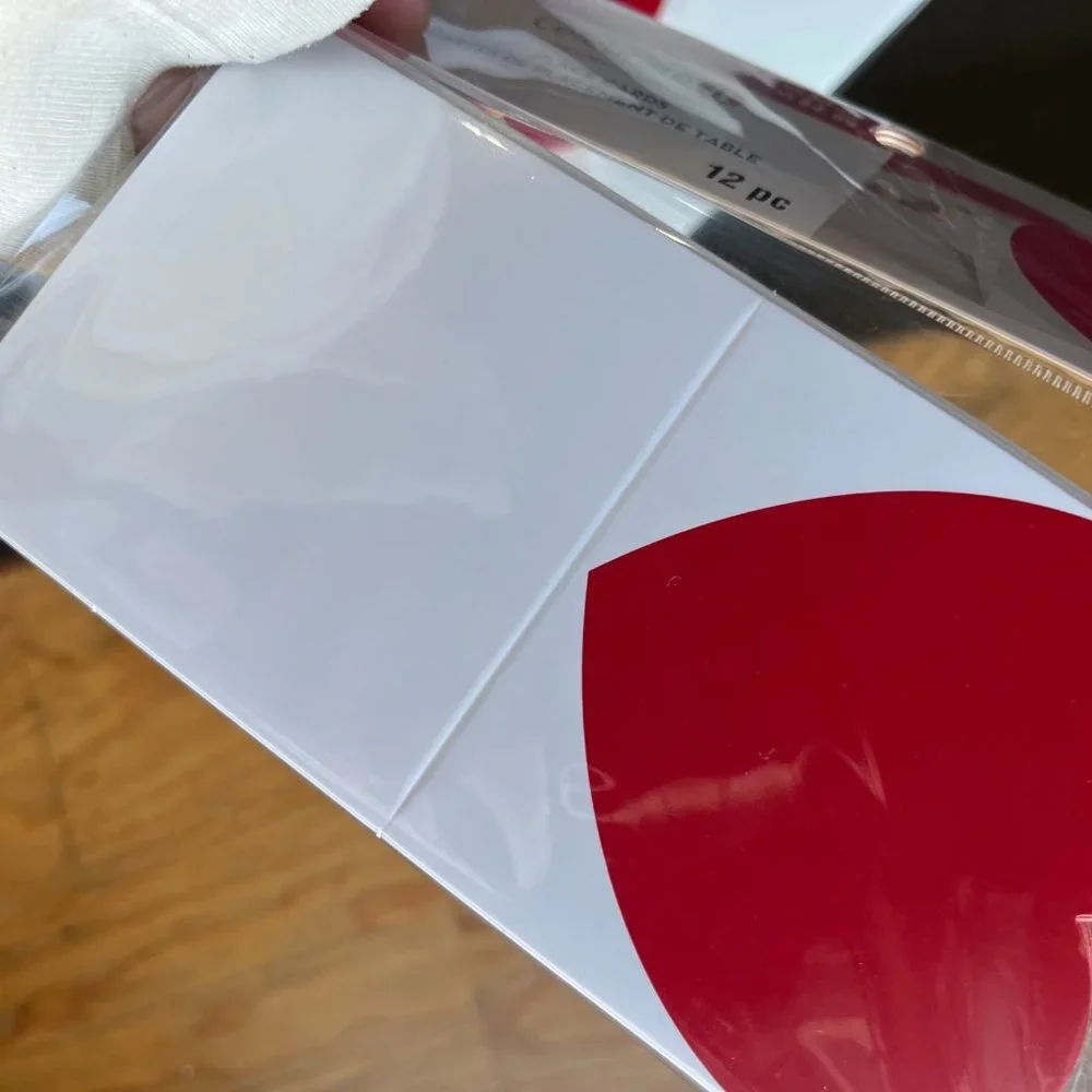 Place Cards (4 packs / 12 cards per pack for a total of 48‎ cards ) (new)